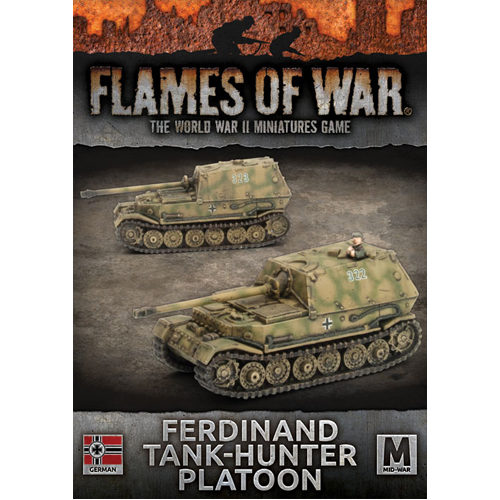 Фигурки Flames Of War: Ferdinand Tank-Hunter Platoon