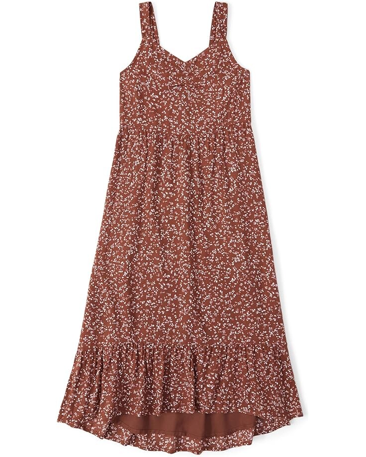 

Платье Abercrombie Bare Cinched Midi, цвет Brown Floral