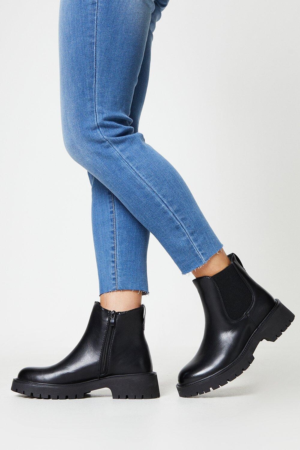 

Faith: массивные ботильоны челси Marnie Dorothy Perkins, черный