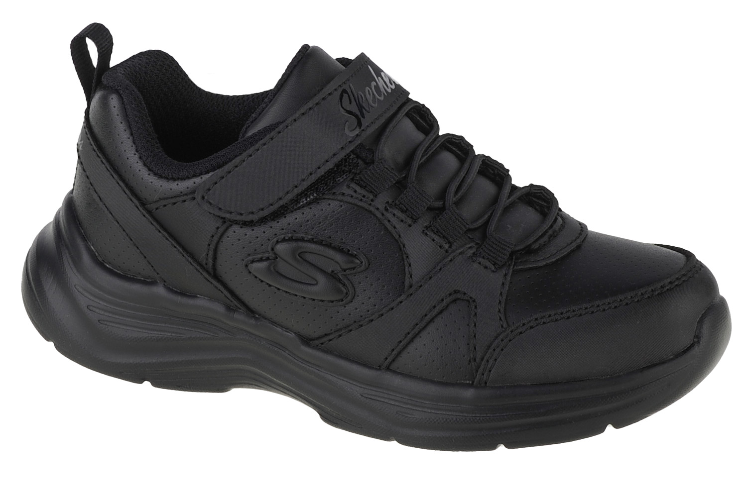 Низкие кроссовки Skechers Skechers Glimmer Kicks School Struts, черный тренер glimmer kicks skech pets debenhams розовый