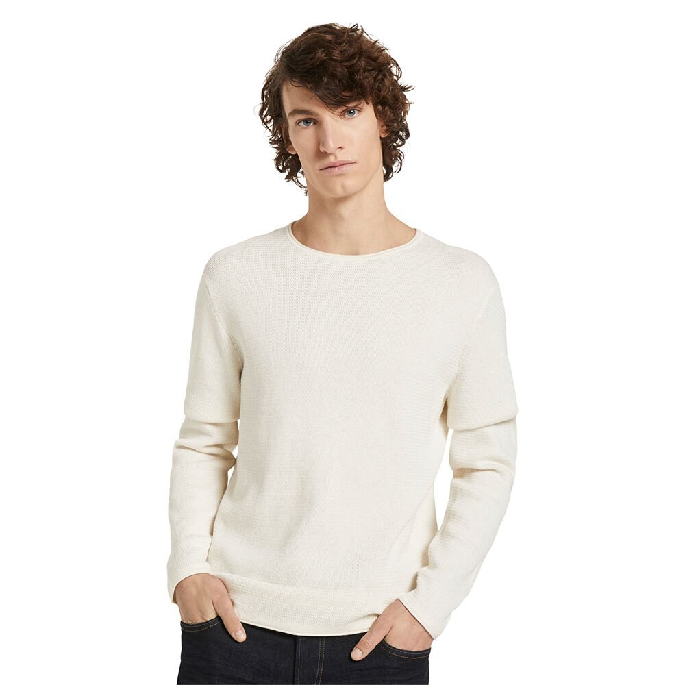 

Свитер Tom Tailor Zigzag Structured, белый