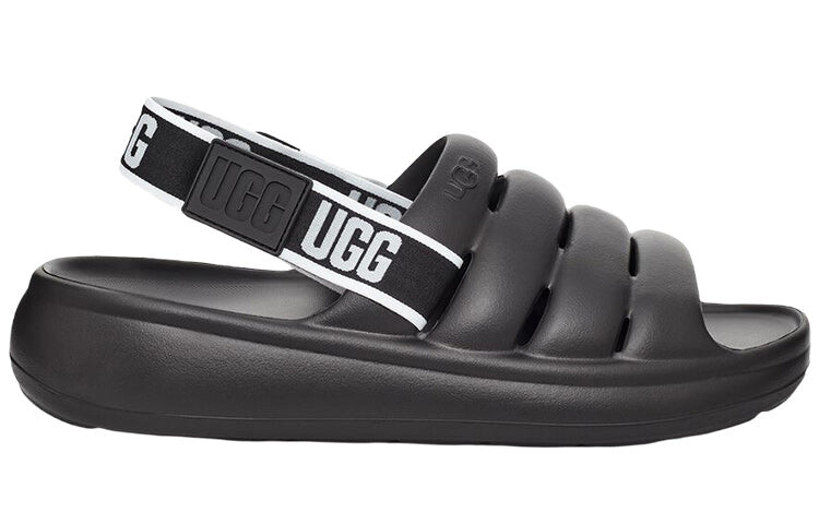 

Шлёпанцы Ugg Sport, чёрный / белый