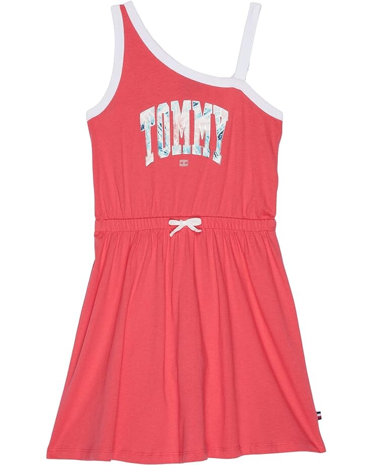 

Платье Tommy Hilfiger One Shoulder Dress, цвет Teaberry