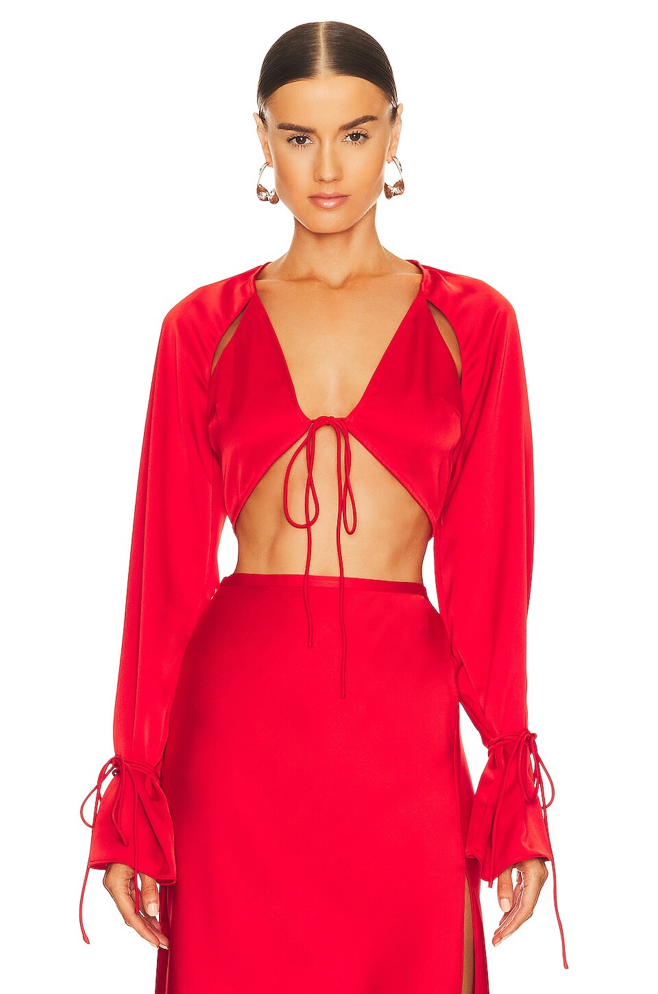 

Топ L'Academie Connor Crop, цвет Bright Red