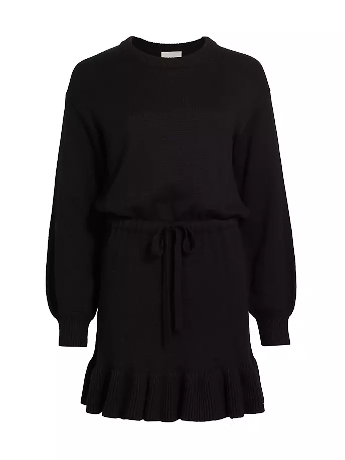 Трикотажное мини-платье Kiana Cinq À Sept, черный