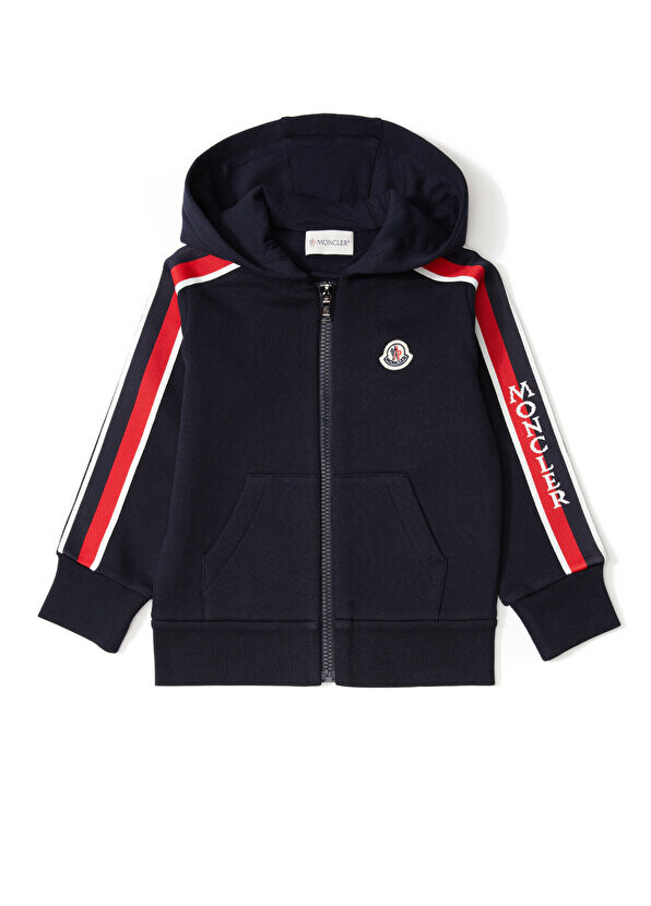 

Темно-синий свитшот для мальчика с логотипом Moncler
