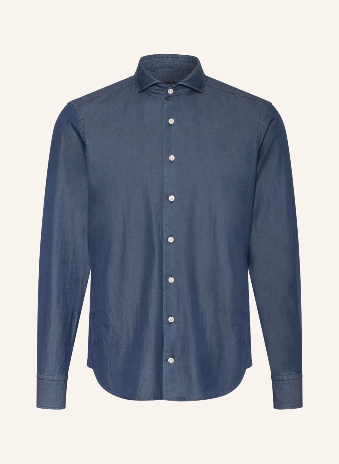 Рубашка OLYMP SIGNATURE tailored fit, темно-синий рубашка olymp regular fit темно синий