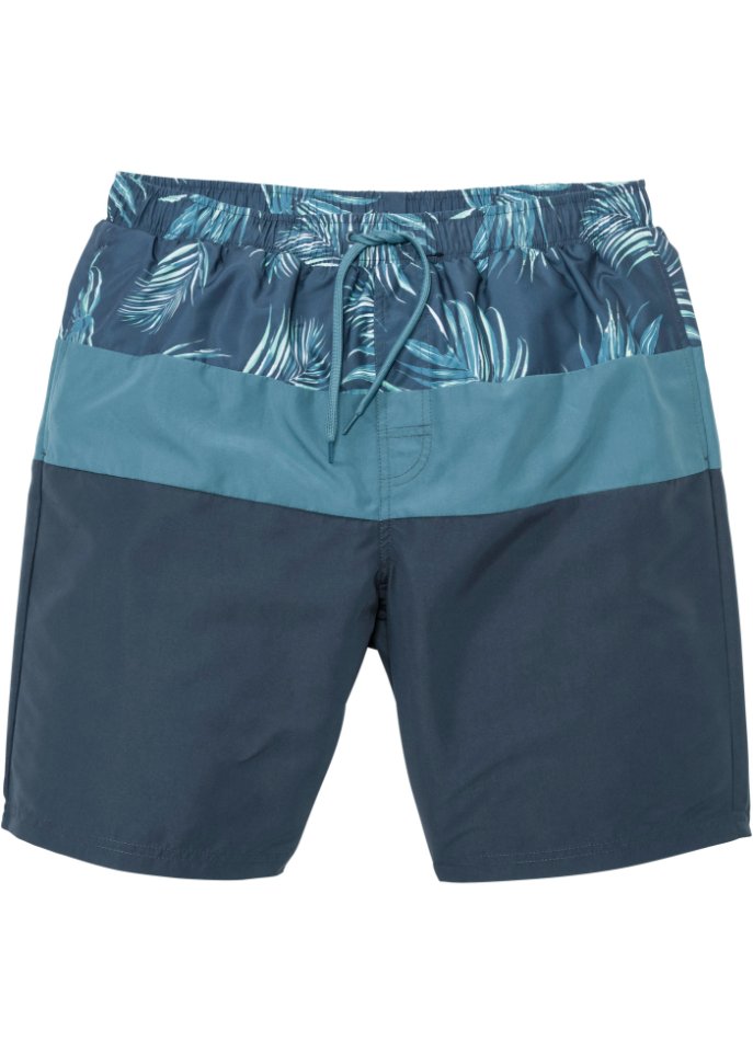 Мужские шорты для плавания из переработанного полиэстера Bpc Bonprix Collection, синий пляжные шорты из переработанного полиэстера bpc bonprix collection синий
