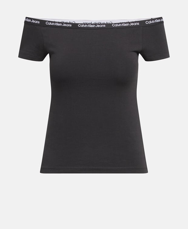 

Элегантный топ Calvin Klein, черный