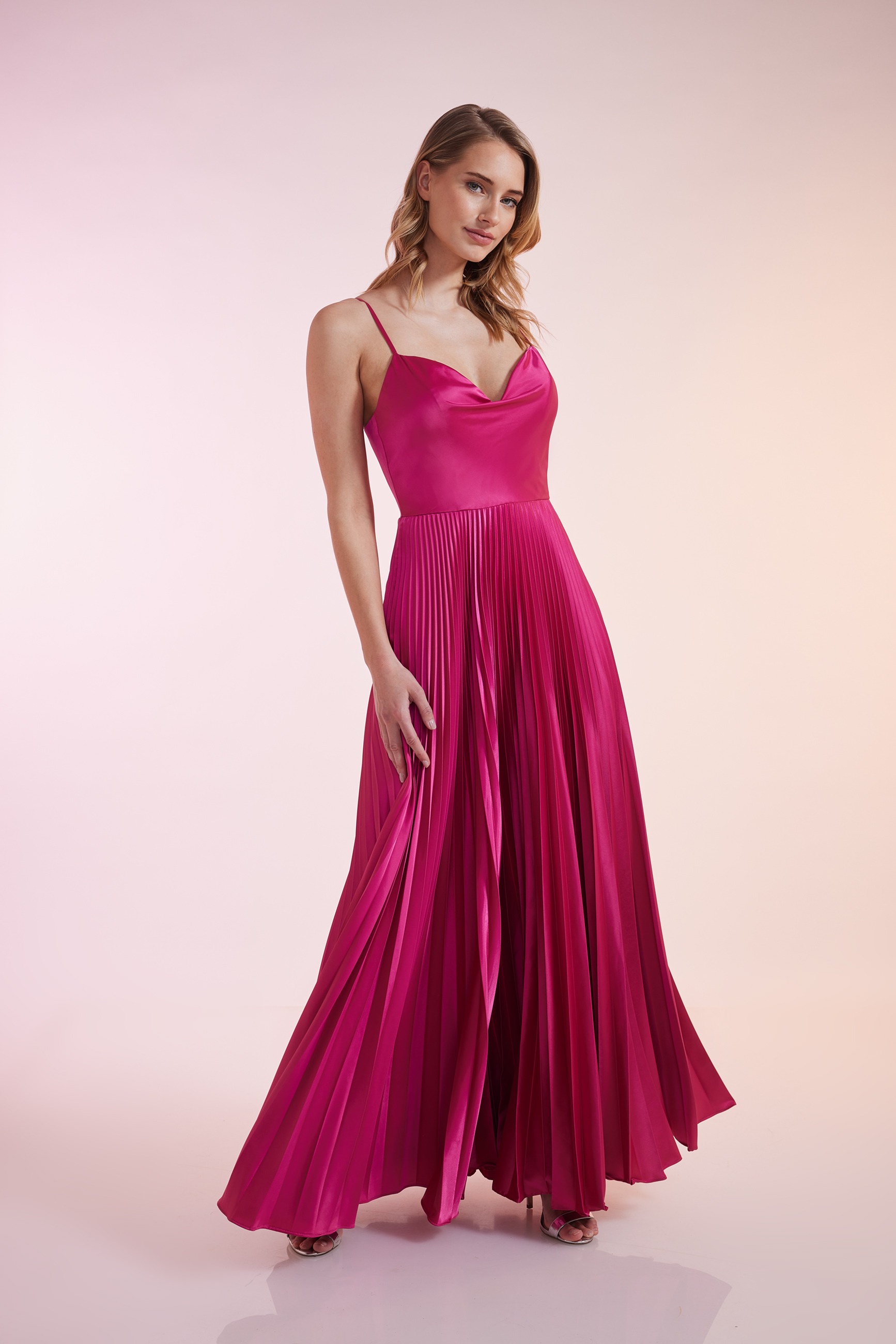 Платье LAONA Abend Satin Shade Dress, розовый