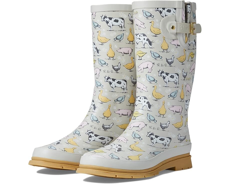 

Ботинки Western Chief Printed Tall Rain Boot, цвет Farm House