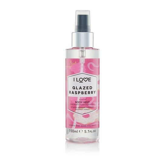 

Спрей для тела с ароматом глазурованной малины, 150 мл I Love, Scented Body Mist