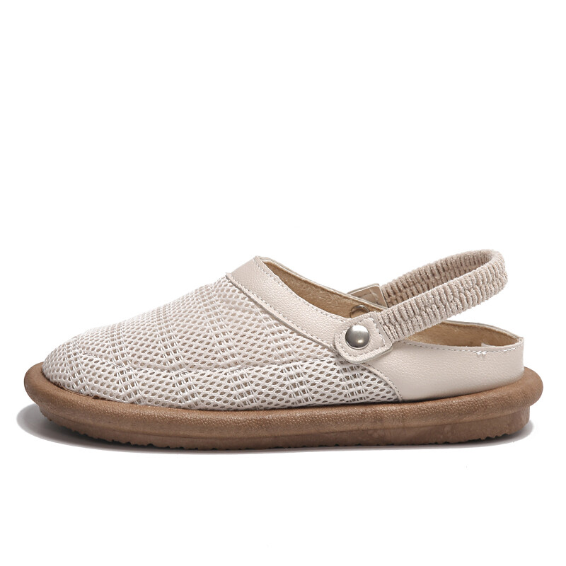 

Мюли женские с закрытым носком женские Mumansuo, цвет Dark Khaki Fabric Color