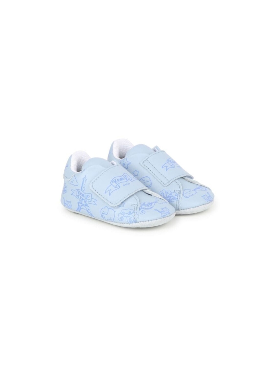 

Kenzo Kids слиперы с графичным принтом, синий