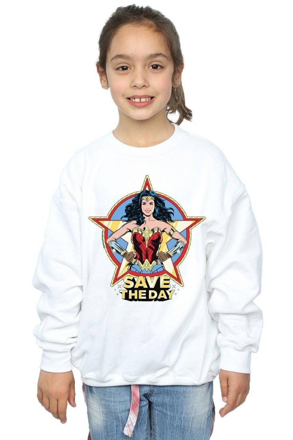 

Толстовка Wonder Woman 84 Star Design DC Comics, белый