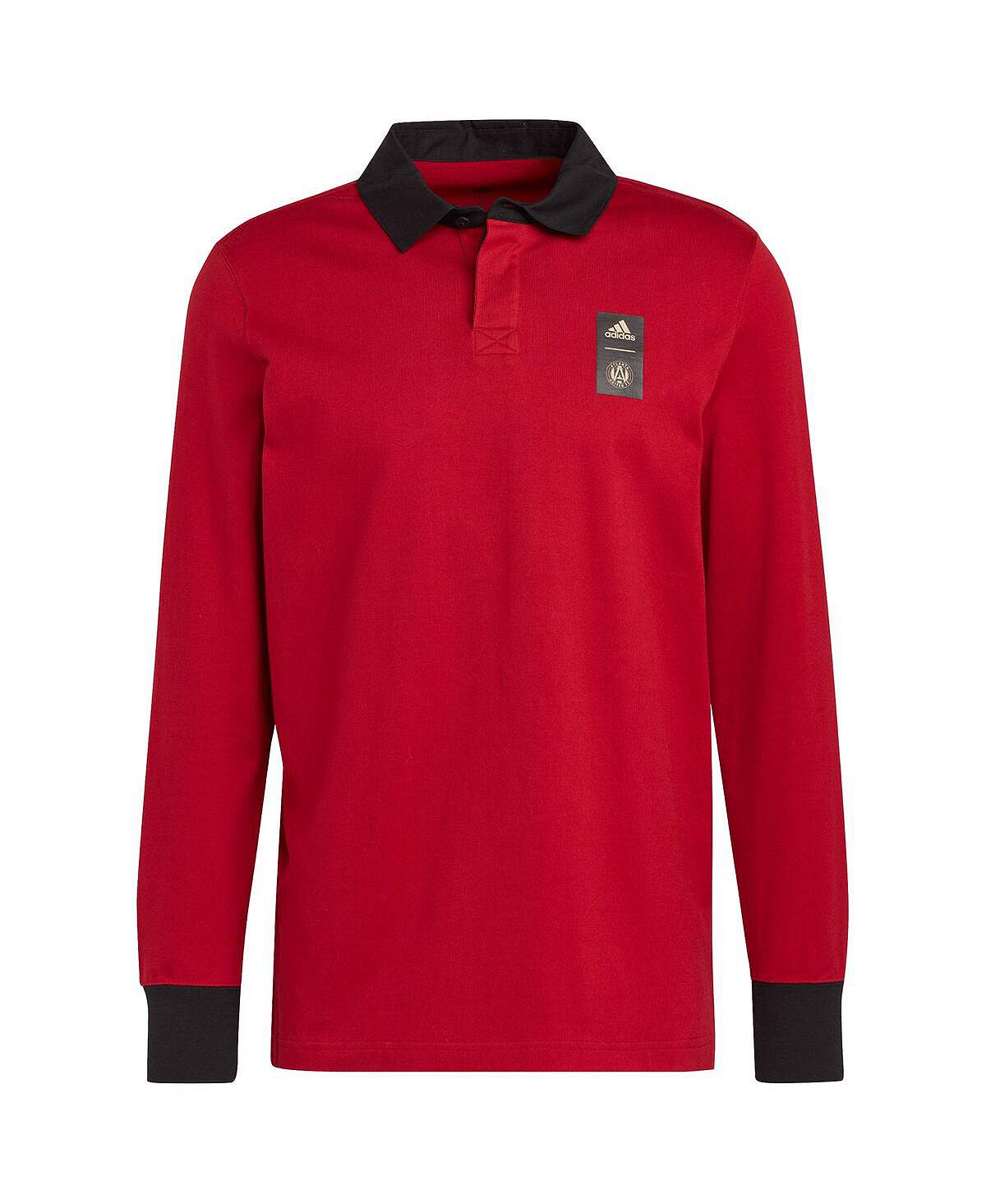 Мужская красная рубашка-поло с длинным рукавом Player 2023 Atlanta United FC Travel adidas цена и фото