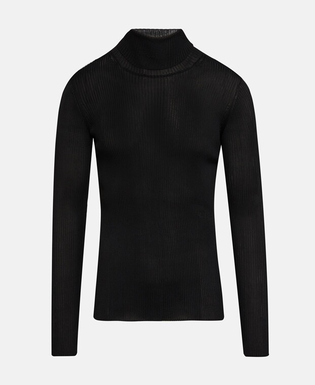 

Пуловер с высоким воротником Off-White, черный