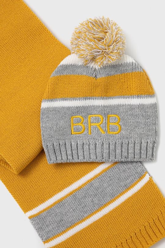 

Детская шапка и шарф Birba&Trybeyond, желтый