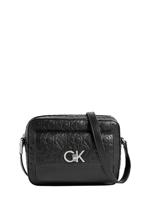 

Черная женская сумка через плечо Calvin Klein
