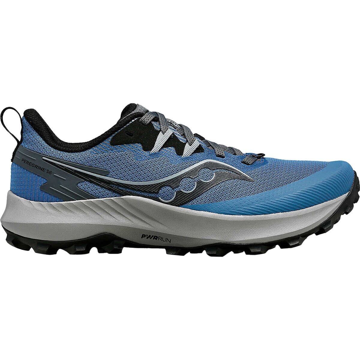 

Кроссовки для бега по пересеченной местности peregrine 14 Saucony, цвет astro/carbon