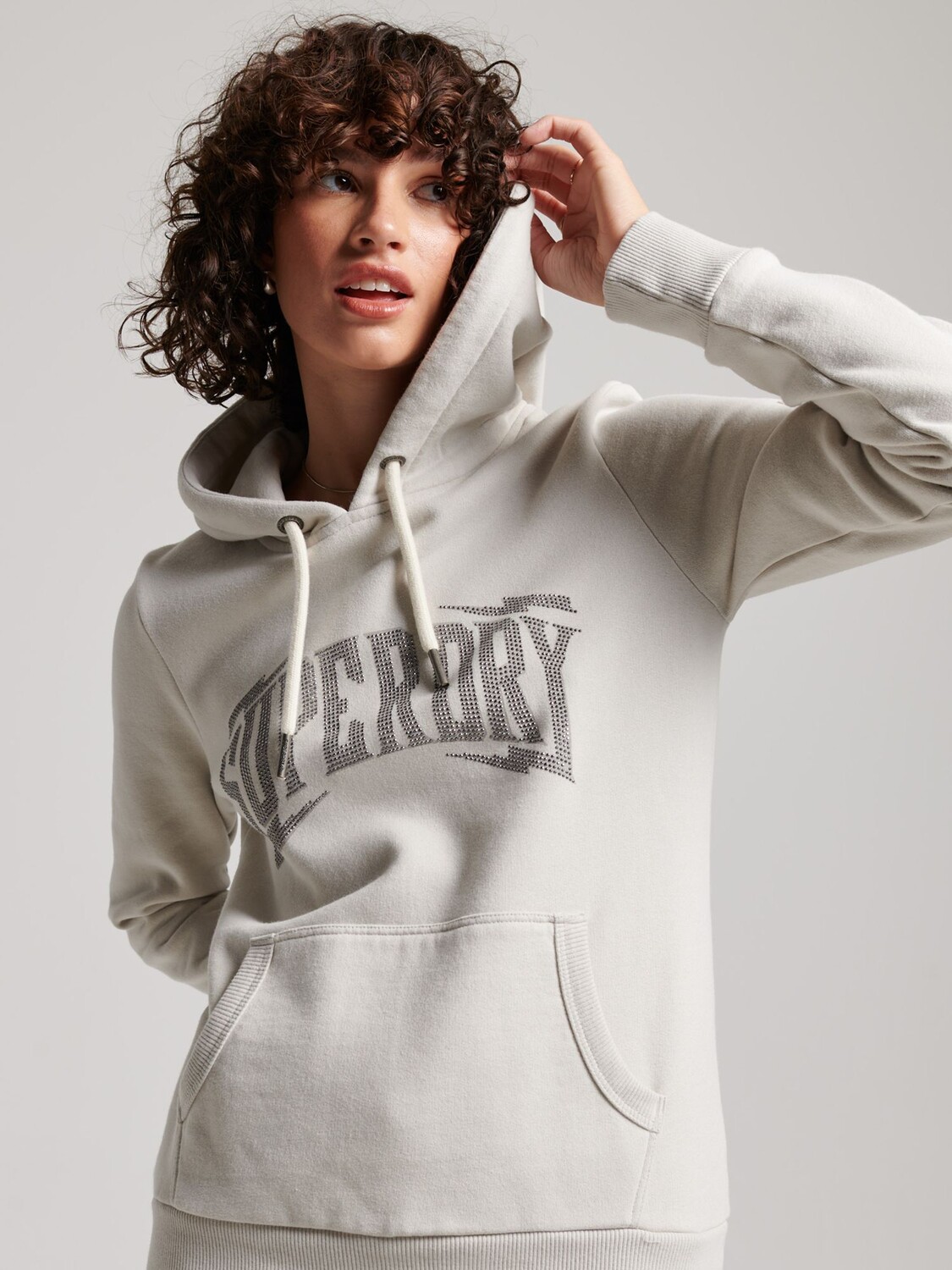 

Худи с украшением Superdry, Glacier Grey