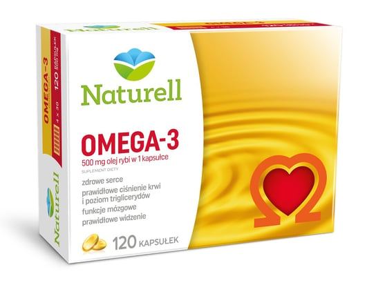 цена Naturell Омега-3, пищевая добавка, 120 капсул USP Zdrowie