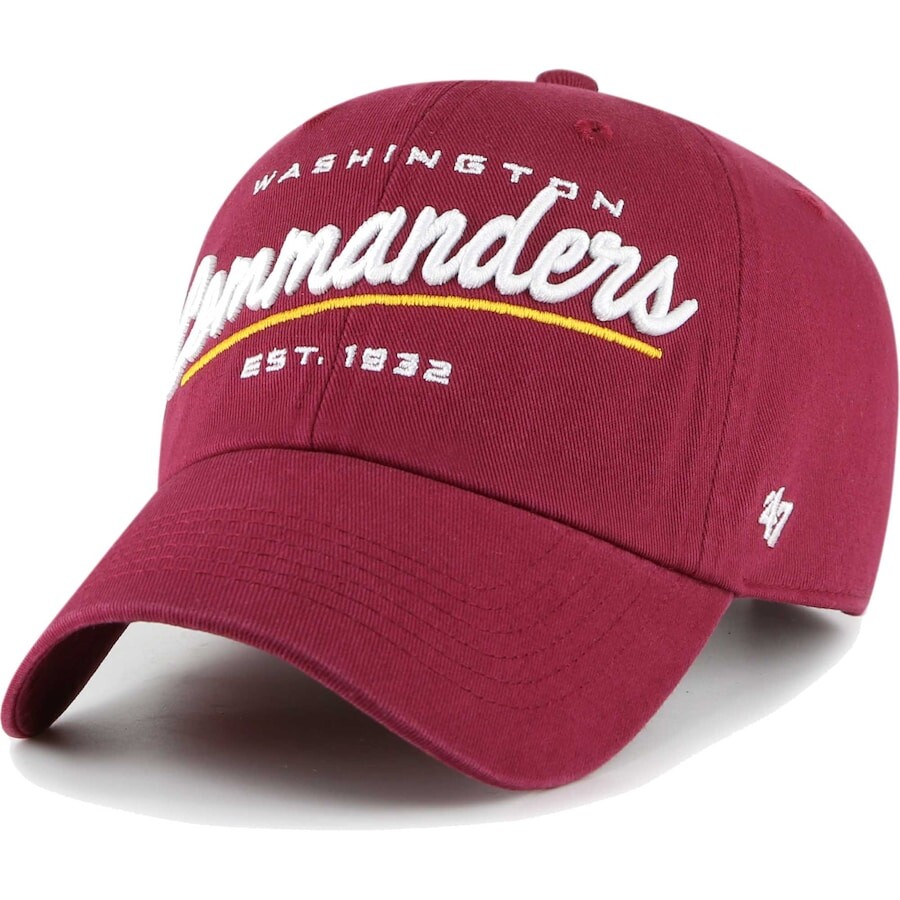 

Бейсболка 47 Washington Commanders, бордовый