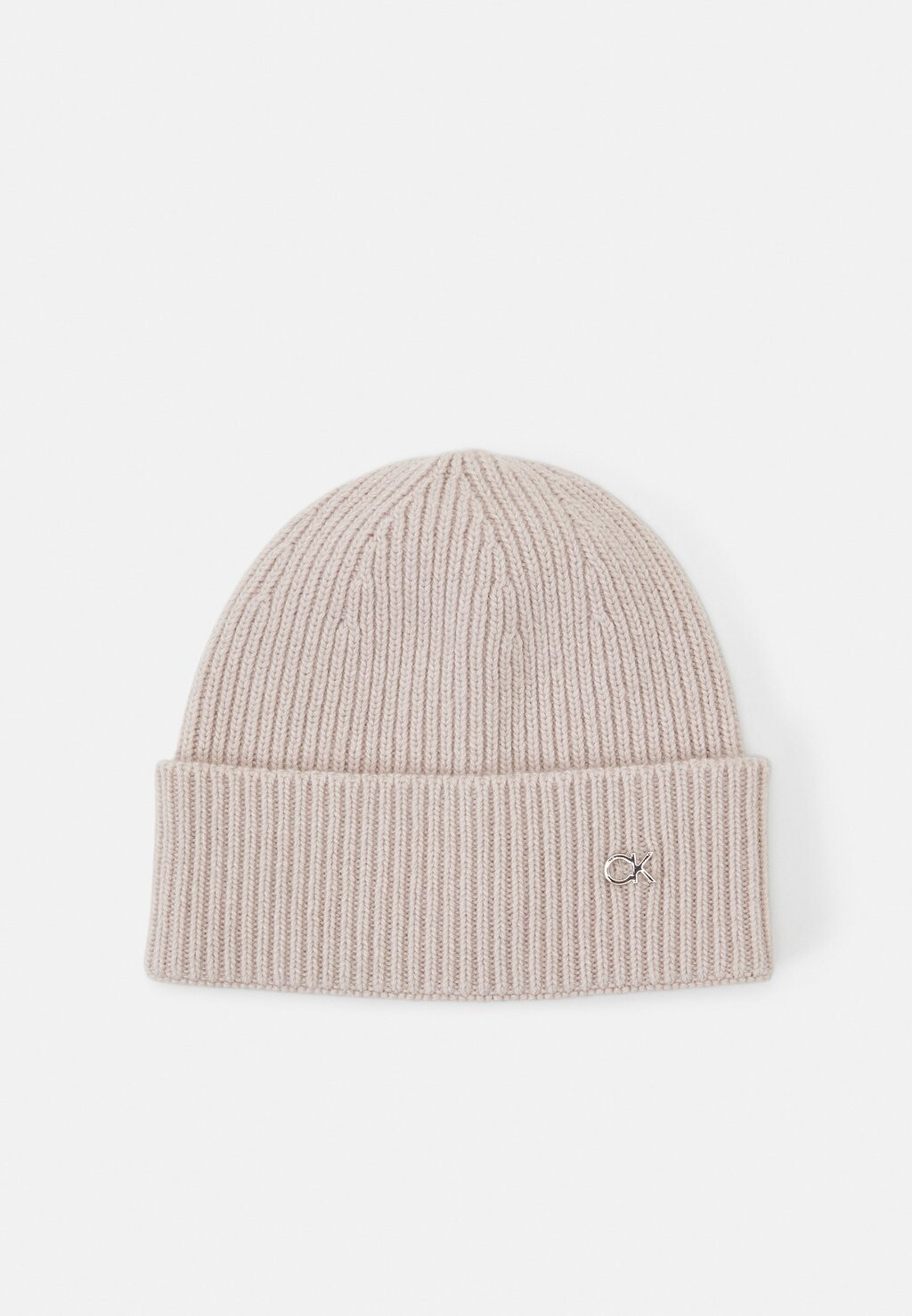 

Шапка Re Lock Beanie Calvin Klein, цвет shadow gray