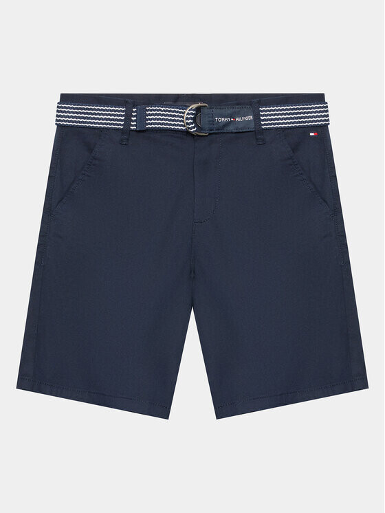 

Тканевые шорты узкого кроя Tommy Hilfiger, синий