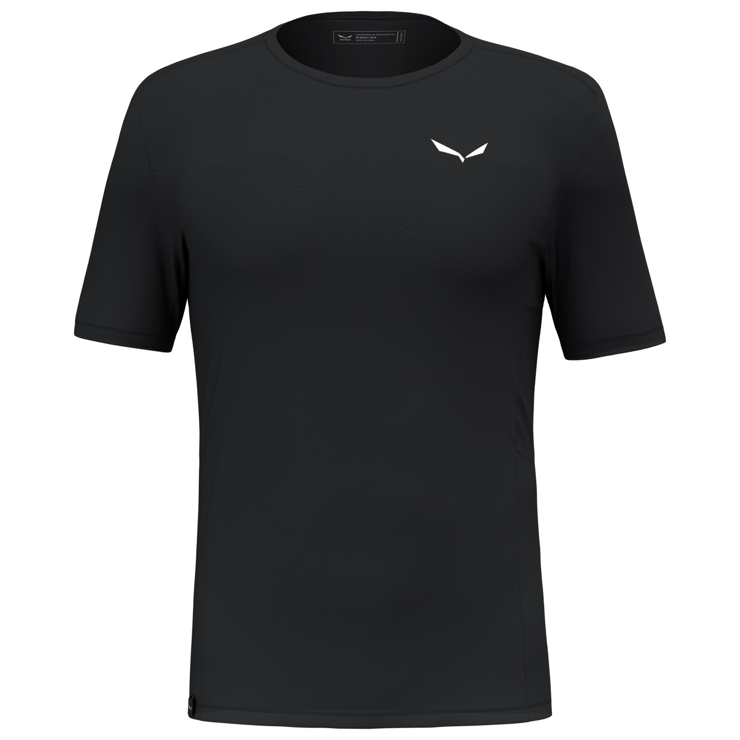 

Функциональная рубашка Salewa Puez Sporty Dry T Shirt, цвет Black Out