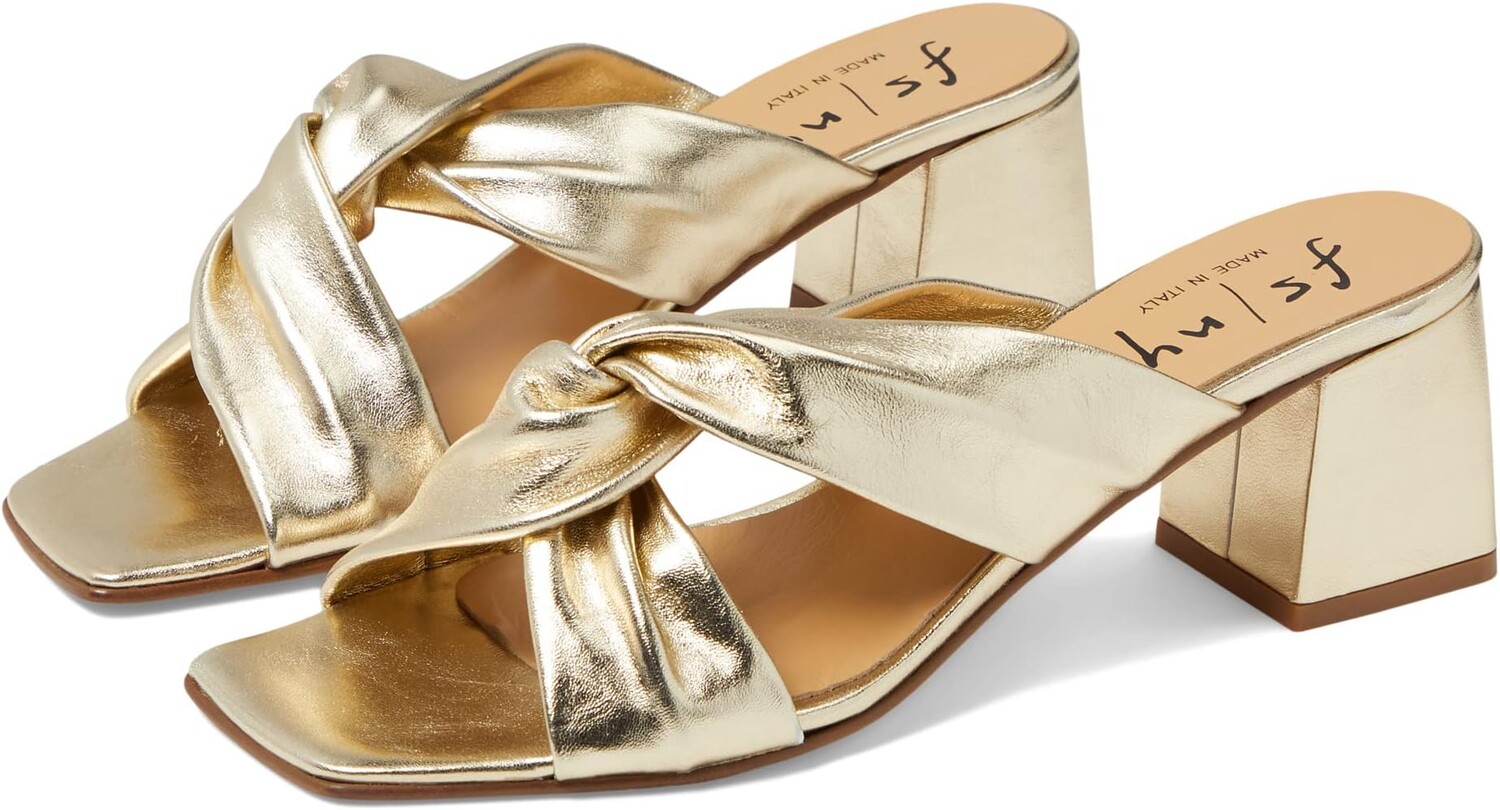 

Босоножки Landon French Sole, цвет Platino Metallic