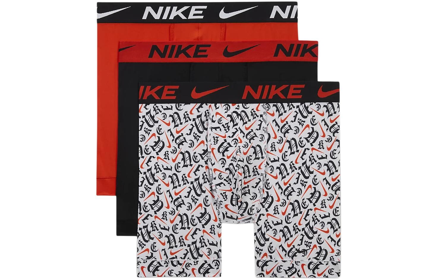 

Мужские трусы Nike, цвет 3 pieces (white/black/red red/red)