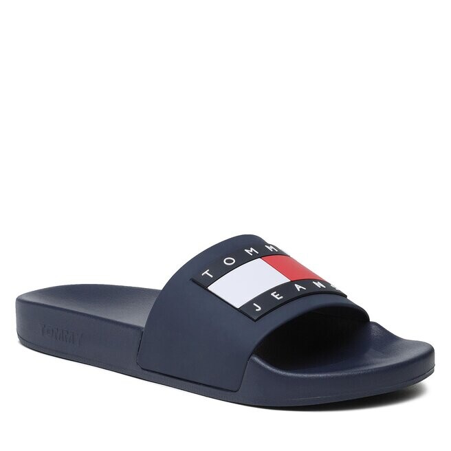 

Шлепанцы Tommy Jeans PoolSlide Ess, темно-синий